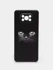 Шоколадный силиконовый чехол на Xiaomi Poco X3/X3 Pro / Сяоми Poco X3/Х3 Про прозрачный, с рисунком
