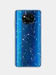 Прозрачный силиконовый чехол на Xiaomi Poco X3/X3 Pro / Сяоми Poco X3/Х3 Про прозрачный, с рисунком