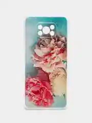 Конфетный силиконовый чехол на Xiaomi Poco X3/X3 Pro / Сяоми Poco X3/Х3 Про прозрачный, с рисунком