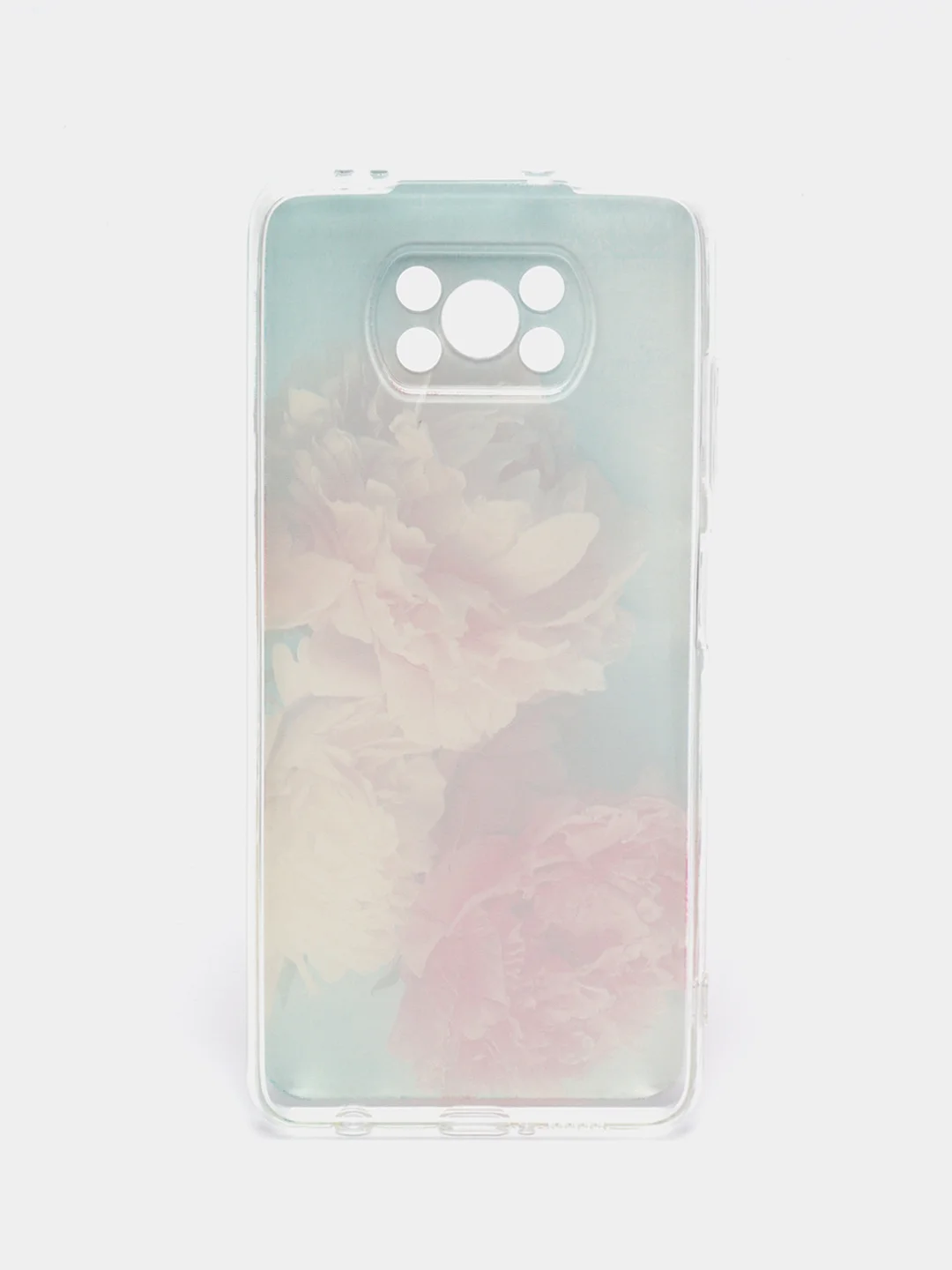Конфетный силиконовый чехол на Xiaomi Poco X3/X3 Pro / Сяоми Poco X3/Х3 Про прозрачный, с рисунком