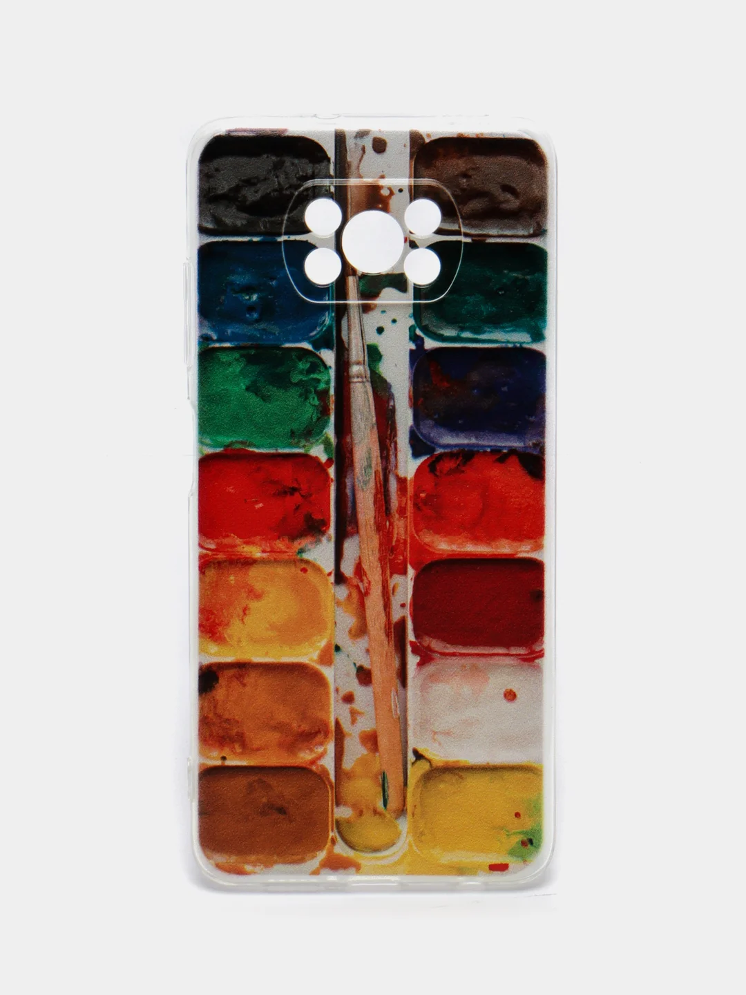 Бордовый силиконовый чехол на Xiaomi Poco X3/X3 Pro / Сяоми Poco X3/Х3 Про прозрачный, с рисунком
