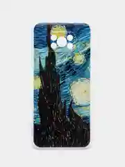 Лимонный силиконовый чехол на Xiaomi Poco X3/X3 Pro / Сяоми Poco X3/Х3 Про прозрачный, с рисунком
