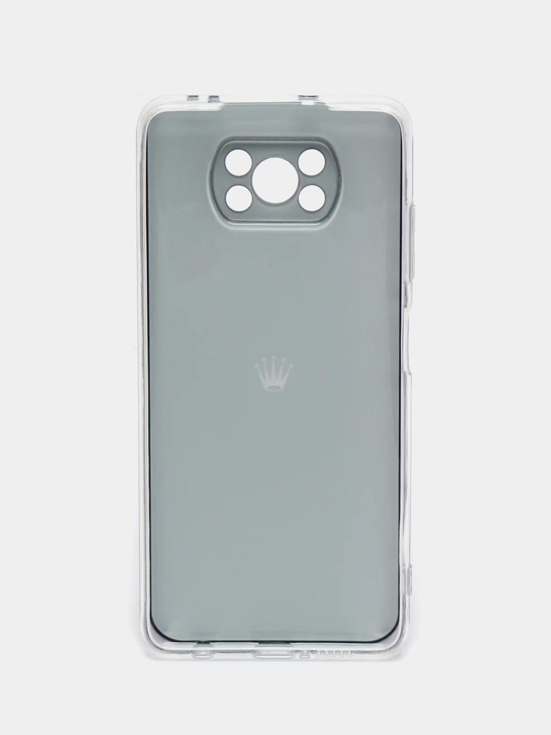 Оливковый силиконовый чехол на Xiaomi Poco X3/X3 Pro / Сяоми Poco X3/Х3 Про прозрачный, с рисунком