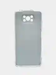 Темно-синий силиконовый чехол на Xiaomi Poco X3/X3 Pro / Сяоми Poco X3/Х3 Про прозрачный, с рисунком