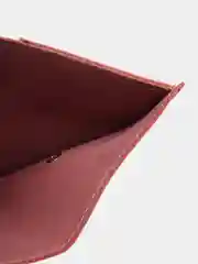 Бордовый кошелек женский, кожаный, с застежкой "Сердце" для денег, карт и на подарок