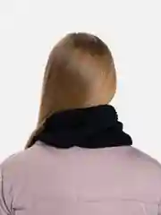 Черный снуд женский вязаный, шарф шерстяной, хомут