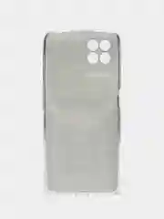 Угольный силиконовый чехол на Realme 8i / Реалми 8i прозрачный, с рисунком, защита камеры