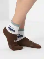 Коричневый детские носки