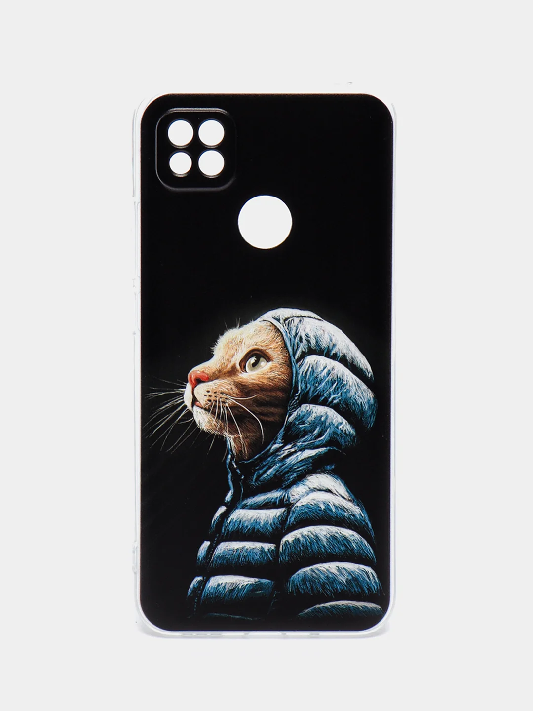Лавандовый силиконовый чехол на Xiaomi Redmi 9C / Сяоми Редми 9С прозрачный с рисунком, защита камеры