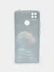 Лавандовый силиконовый чехол на Xiaomi Redmi 9C / Сяоми Редми 9С прозрачный с рисунком, защита камеры