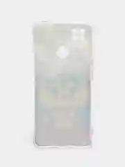 Синий силиконовый чехол на Xiaomi Redmi 9C / Сяоми Редми 9С прозрачный с рисунком, защита камеры