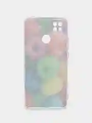 Фуксия силиконовый чехол на Xiaomi Redmi 9C / Сяоми Редми 9С прозрачный с рисунком, защита камеры