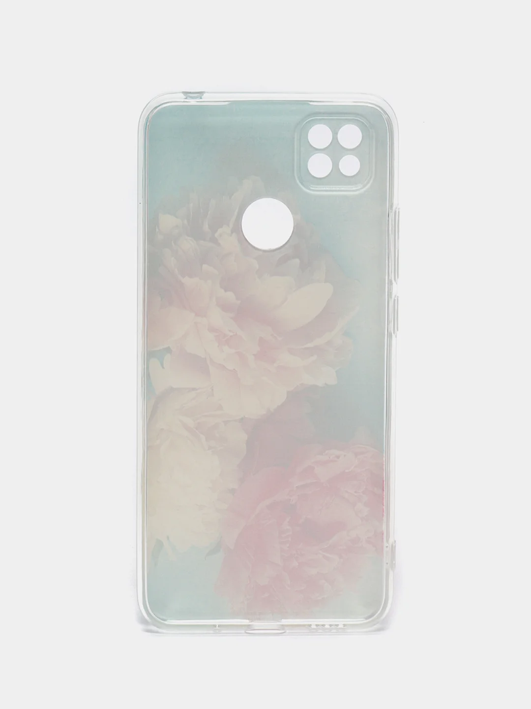 Конфетный силиконовый чехол на Xiaomi Redmi 9C / Сяоми Редми 9С прозрачный с рисунком, защита камеры
