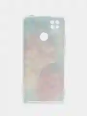 Конфетный силиконовый чехол на Xiaomi Redmi 9C / Сяоми Редми 9С прозрачный с рисунком, защита камеры