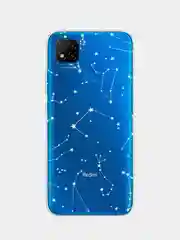 Прозрачный силиконовый чехол на Xiaomi Redmi 9C / Сяоми Редми 9С прозрачный с рисунком, защита камеры