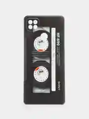 Хром силиконовый чехол на Xiaomi Redmi 9C / Сяоми Редми 9С прозрачный с рисунком, защита камеры