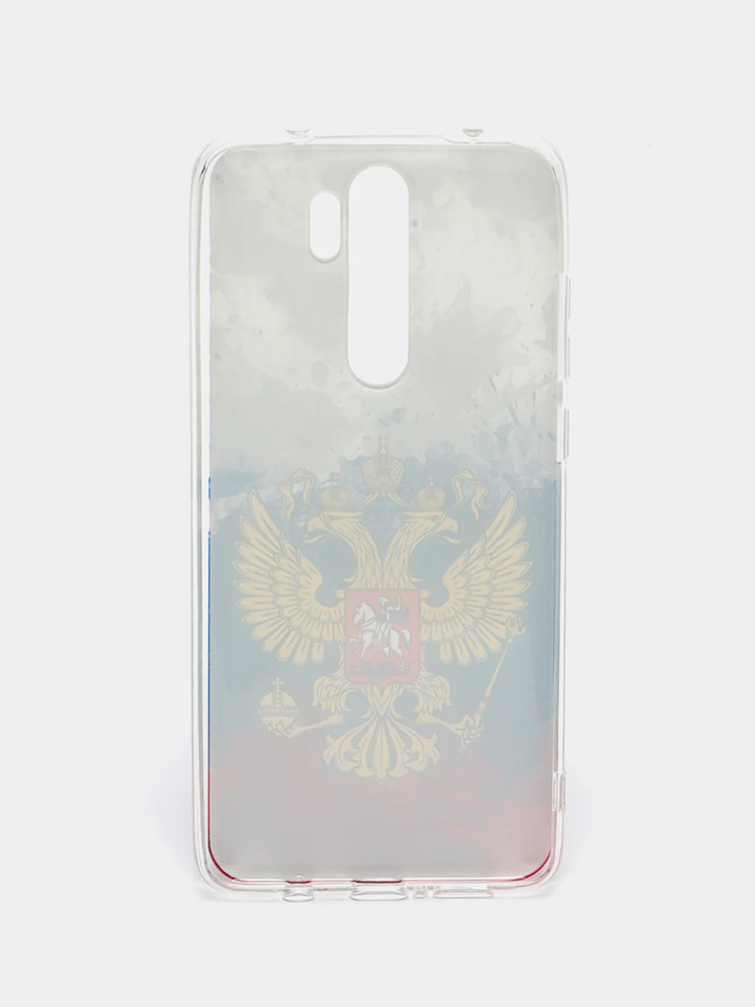 Синий силиконовый чехол на Xiaomi Redmi Note 8 Pro / Сяоми Редми Нот 8 Про прозрачный с рисунком