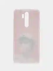 Коралловый силиконовый чехол на Xiaomi Redmi Note 8 Pro / Сяоми Редми Нот 8 Про прозрачный с рисунком