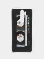 Хром силиконовый чехол на Xiaomi Redmi Note 8 Pro / Сяоми Редми Нот 8 Про прозрачный с рисунком