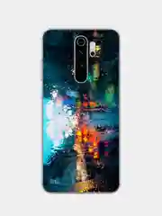 Лайм силиконовый чехол на Xiaomi Redmi Note 8 Pro / Сяоми Редми Нот 8 Про прозрачный с рисунком