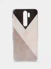 Песочный хаки силиконовый чехол на Xiaomi Redmi Note 8 Pro / Сяоми Редми Нот 8 Про прозрачный с рисунком