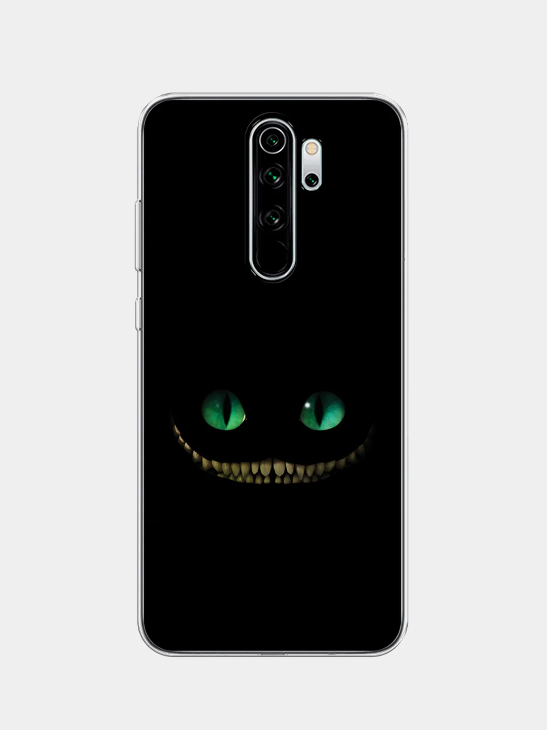 Черный силиконовый чехол на Xiaomi Redmi Note 8 Pro / Сяоми Редми Нот 8 Про прозрачный с рисунком