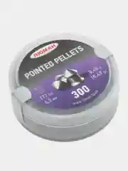 Пули "Люман" Pointed pellets 4,5 мм, 0,68 г, 300 штук, свинцовые, для винтовки, пневматики
