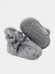 Серый пинетки для новорождённых малышей