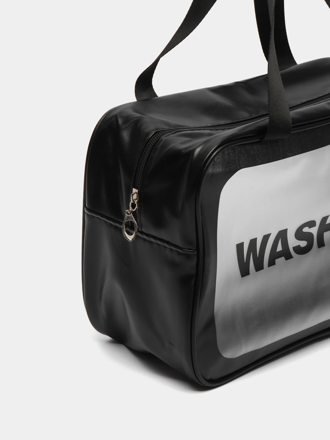 Черный сумка-косметичка Washbag, водонепроницаемая, с ручками, размер L, XL