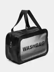 Черный сумка-косметичка Washbag, водонепроницаемая, с ручками, размер L, XL