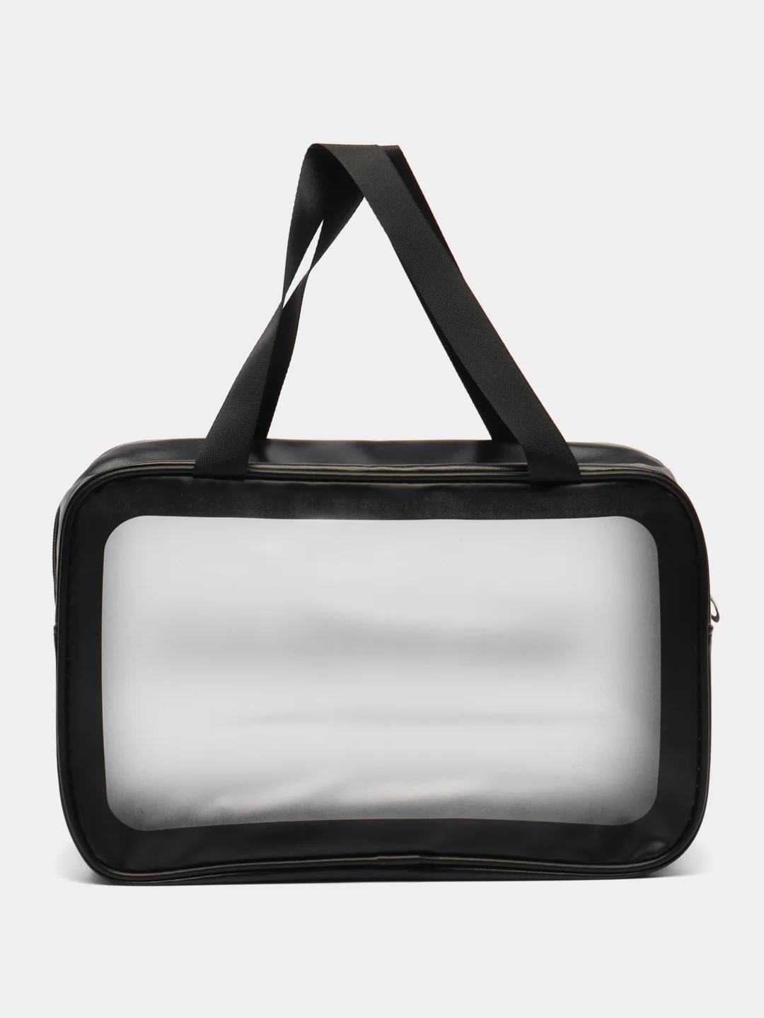 Черный сумка-косметичка Washbag, водонепроницаемая, с ручками, размер L, XL