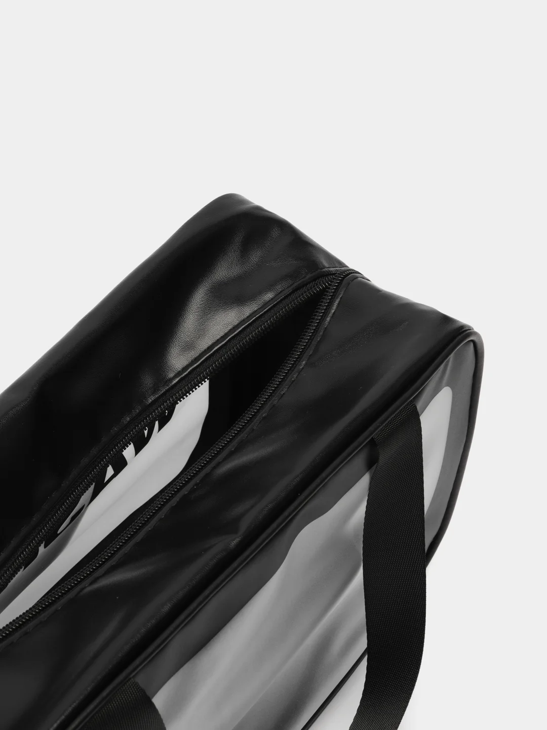 Черный сумка-косметичка Washbag, водонепроницаемая, с ручками, размер L, XL