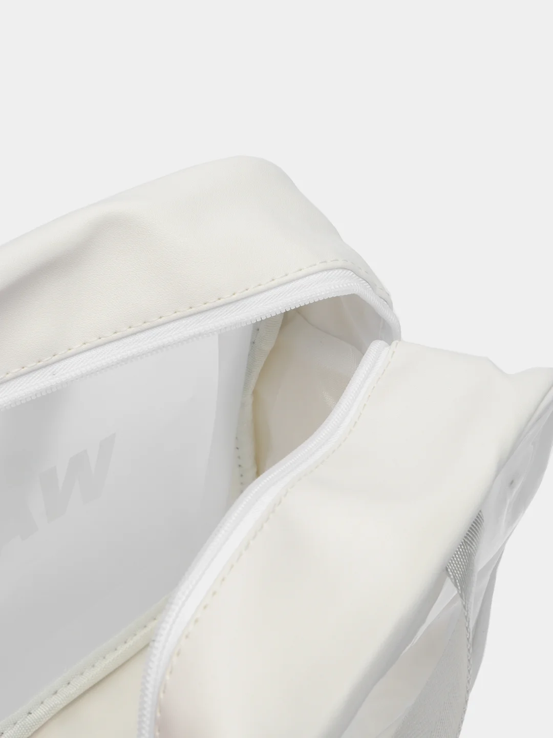 Белый сумка-косметичка Washbag, водонепроницаемая, с ручками, размер L, XL