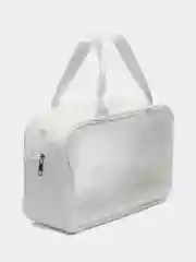 Белый сумка-косметичка Washbag, водонепроницаемая, с ручками, размер L, XL