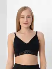 Черный топ лиф бюстгальтер