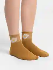 Горчичный женские носки