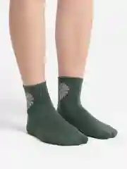 Зелёный хаки женские носки