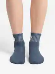 Синий меланж женские носки