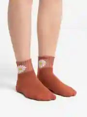 Бордовый женские носки