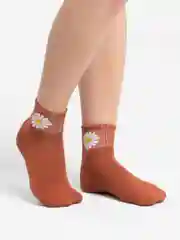 Бордовый женские носки