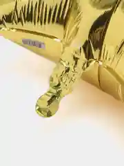 Золотой шар звезда фольгированный 19", 50 см