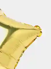 Золотой шар звезда фольгированный 19", 50 см