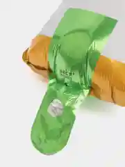 Лайм шар новогодний фольгированный с клапаном