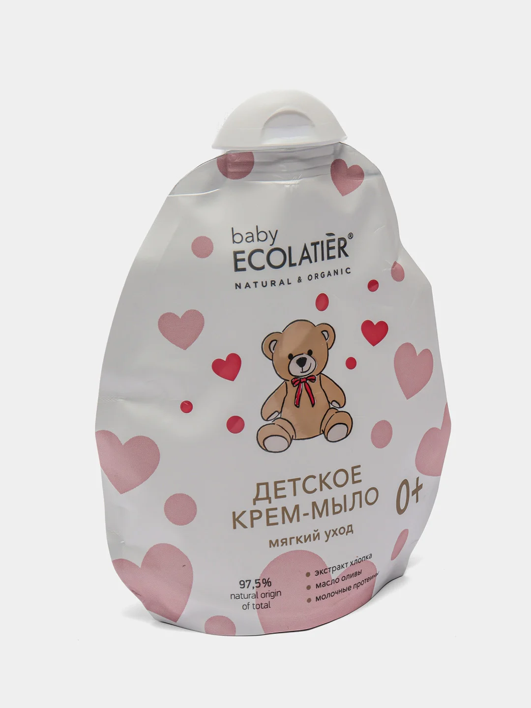Детское крем-мыло Мягкий уход 0+ дой-пак Ecolatier baby, 250 мл