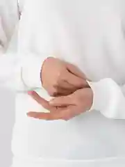 Белый свитшот женский, оверсайз