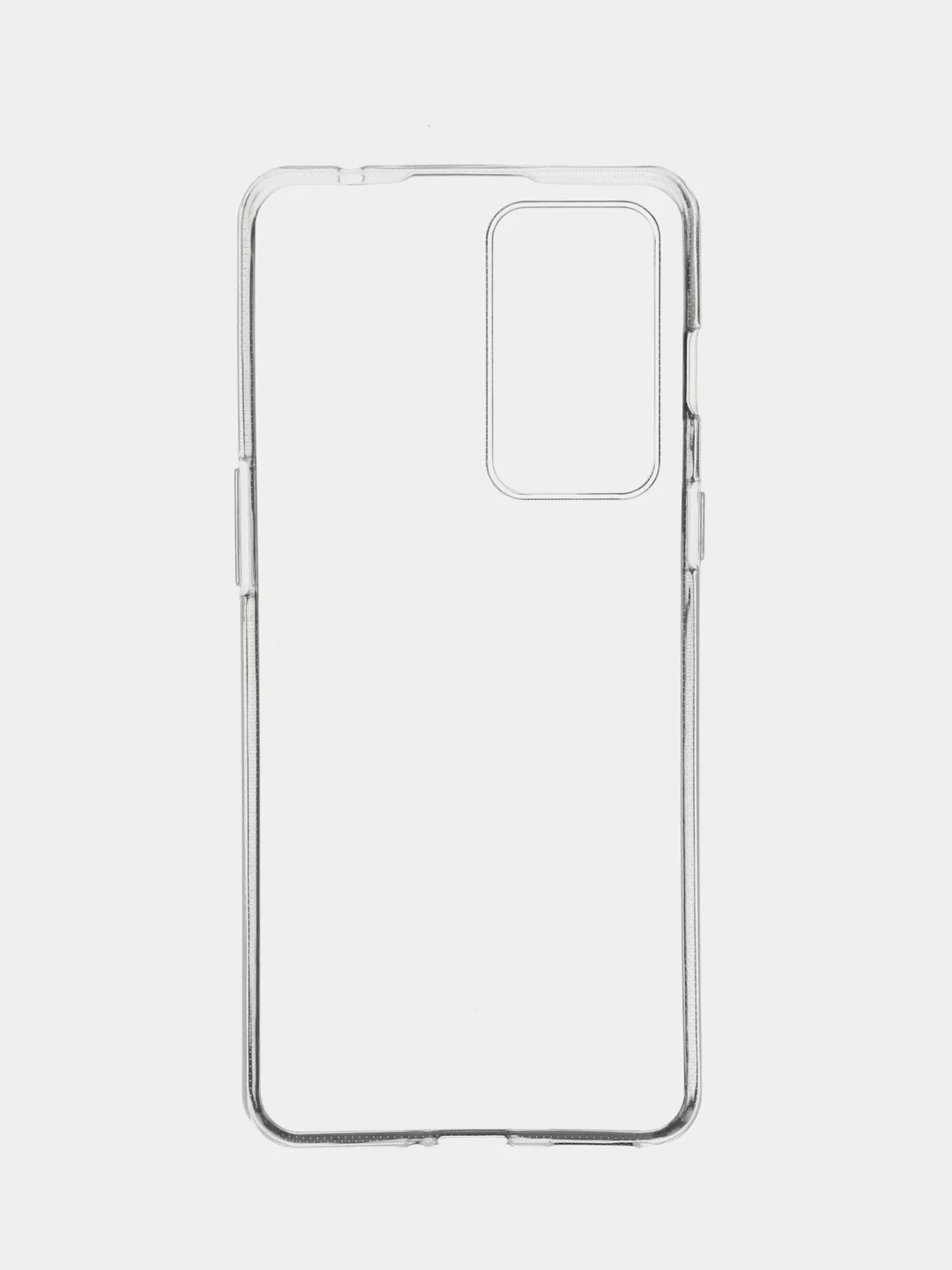 Прозрачный силиконовый чехол BROSCORP для OnePlus 9RT с бортиком вокруг камер и защитой от прилипания