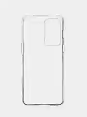 Прозрачный силиконовый чехол BROSCORP для OnePlus 9RT с бортиком вокруг камер и защитой от прилипания