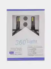 Светодиодные лампы LED H1, H3,H7, H11/H8/H9, 9006/НВ4, 360 град., 6000K, 50W, 9-30V, IP67