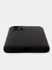 Черный чехол BROSCORP для Xiaomi Redmi 10  матовый силиконовый тонкий, бортик вокруг камер