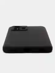 Черный чехол для Realme 9 Pro Plus+ 5G силиконовый BROSCORP матовый тонкий, бортик-защита камер
